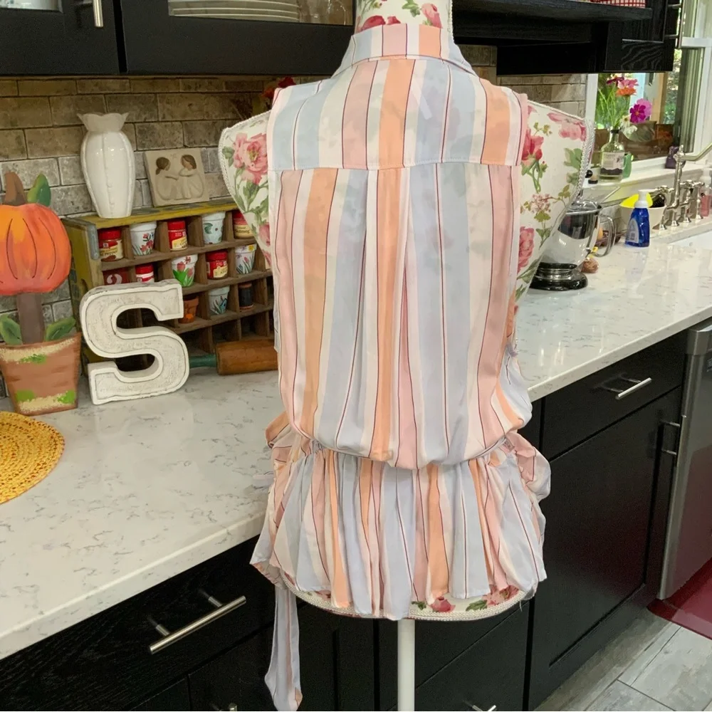 Free People Mackenzie Wrap Button Up Side Tie Top New W/tag XS or Med